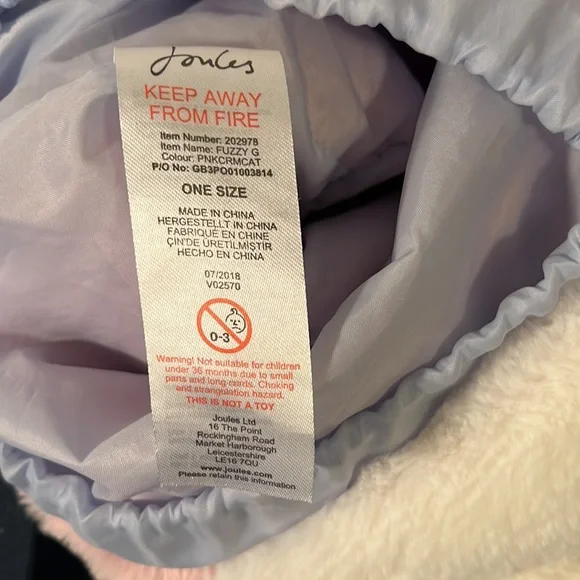 Joules Fuzzy Bunny Backpack - Picture 9 of 9